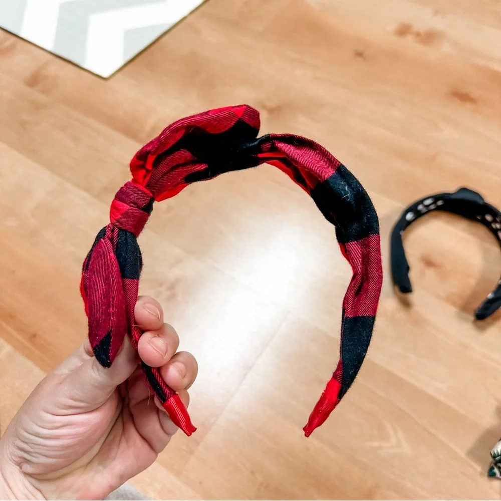Girls 5-Piece Holiday Headband Bundle Christmas Halloween